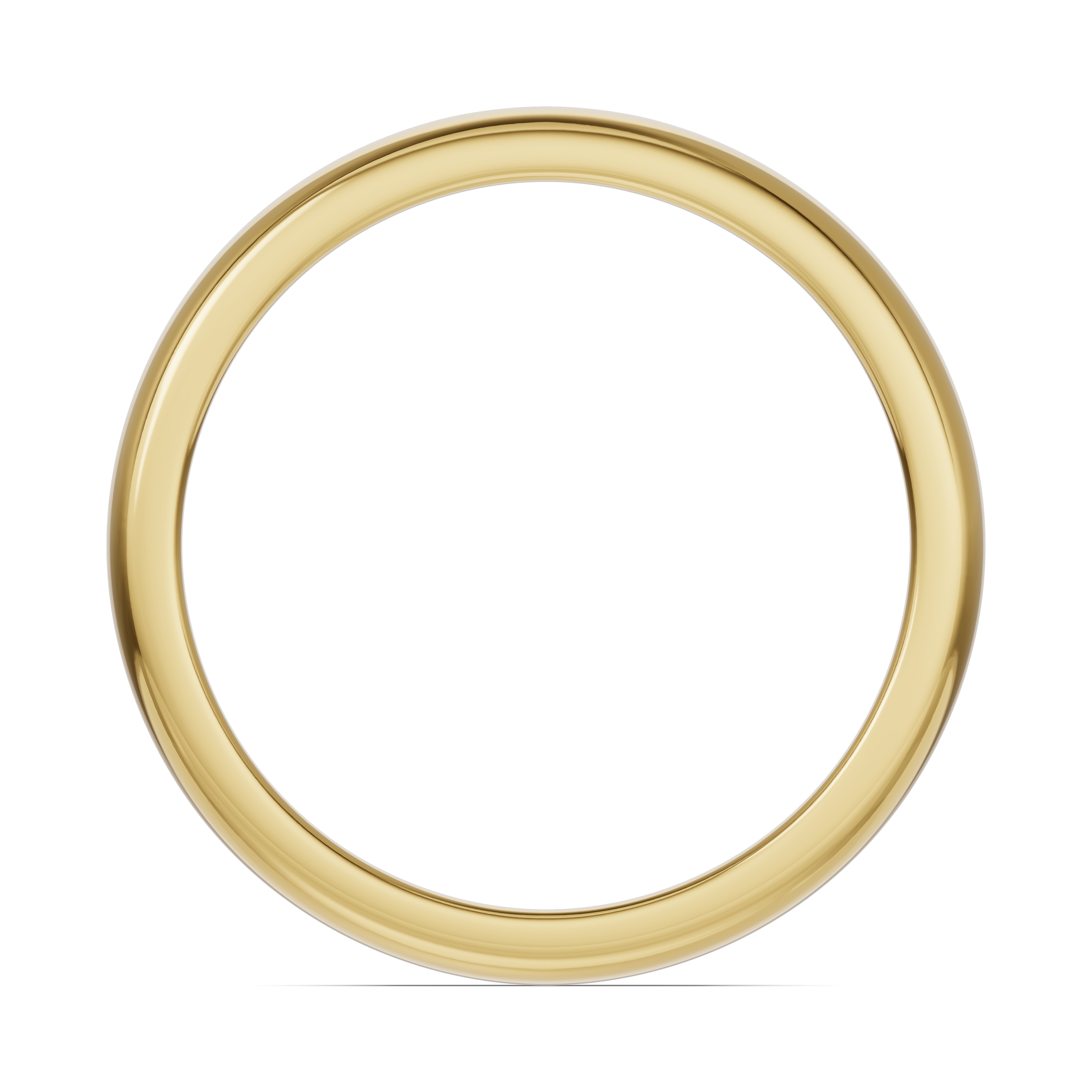 18K Yellow Gold Camden Classic Notched Band