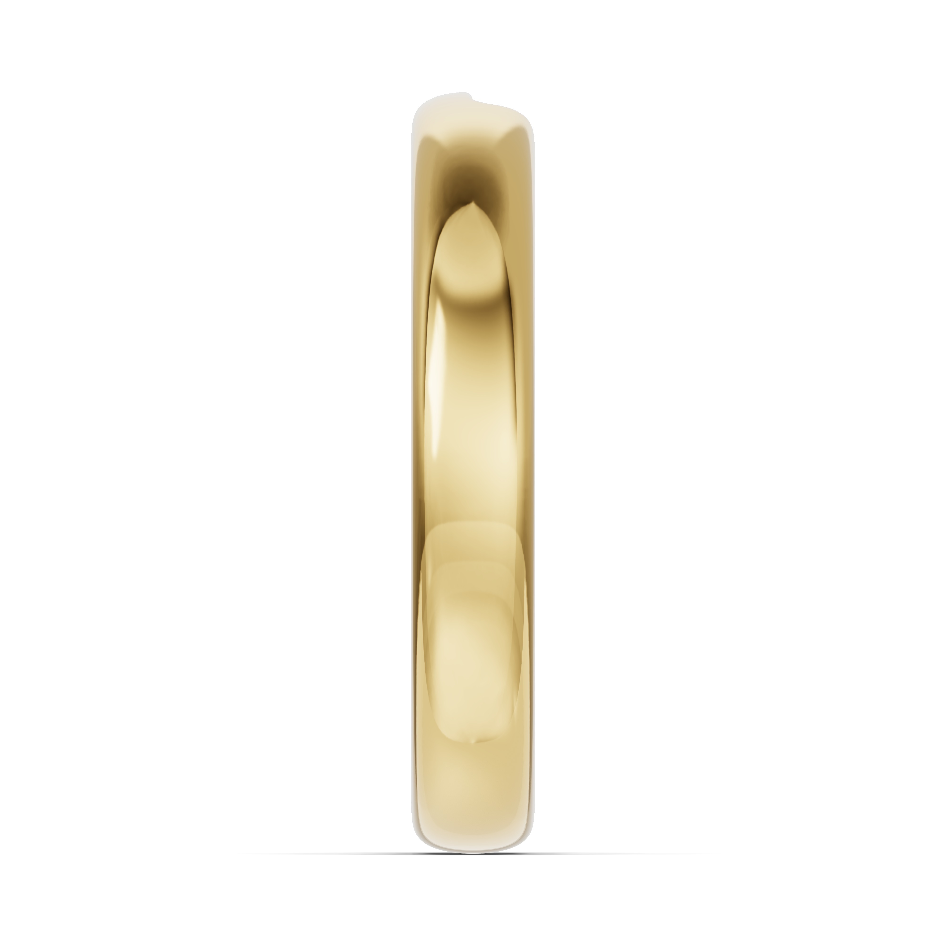 18K Yellow Gold Camden Classic Notched Band