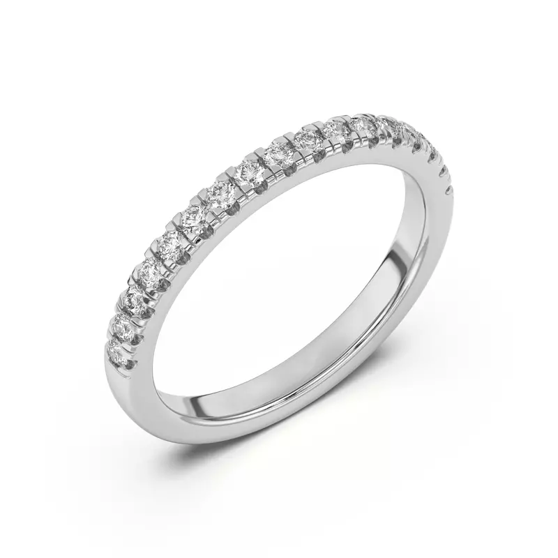 14K White Gold Taryn Pavé Band