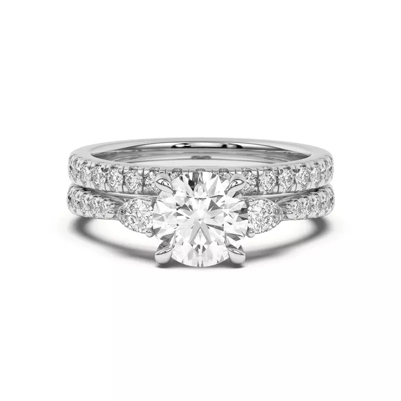 18K White Gold Taryn Pavé Band