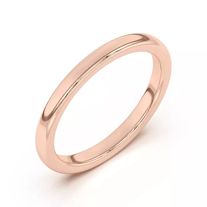 14K Rose Gold Blanch Classic Band