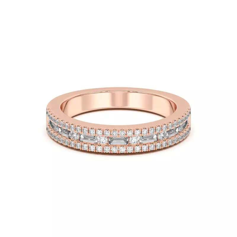 Rochelle Triple Row Diamond Band