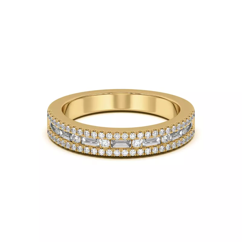 Rochelle Triple Row Diamond Band