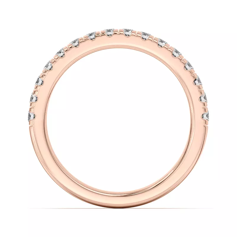 14K Rose Gold Francesca Diamond Band