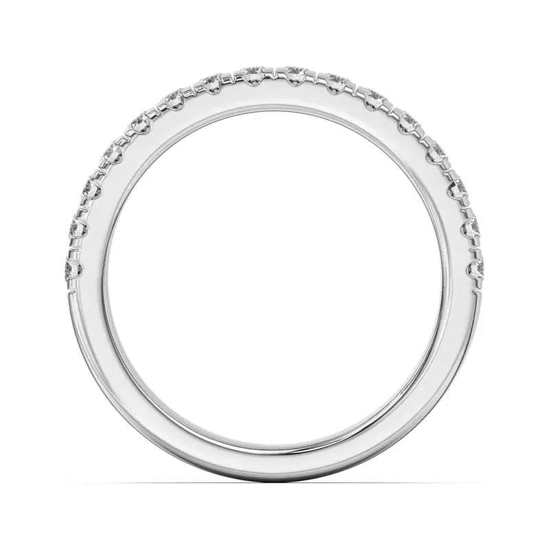 14K White Gold Francesca Diamond Band