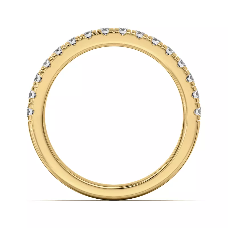 18K Yellow Gold Francesca Diamond Band