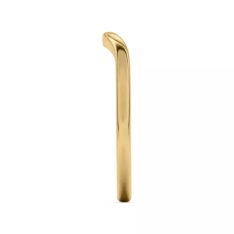 18K Yellow Gold Belinda Curved Band