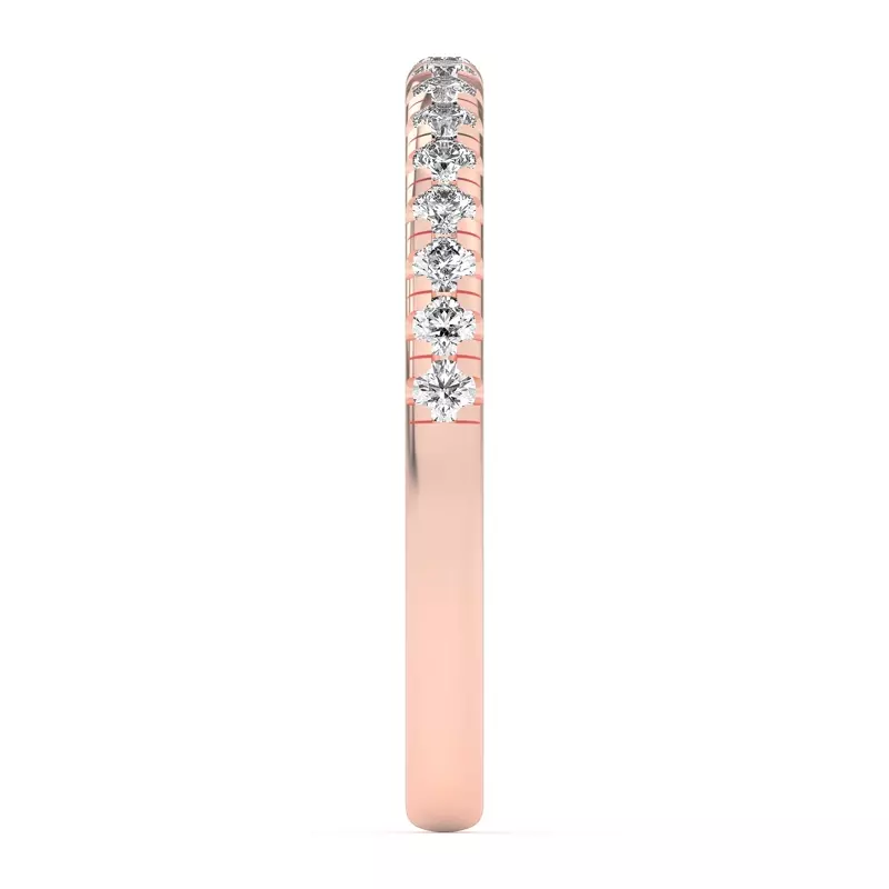 14K Rose Gold Lexa Pavé Diamond Band