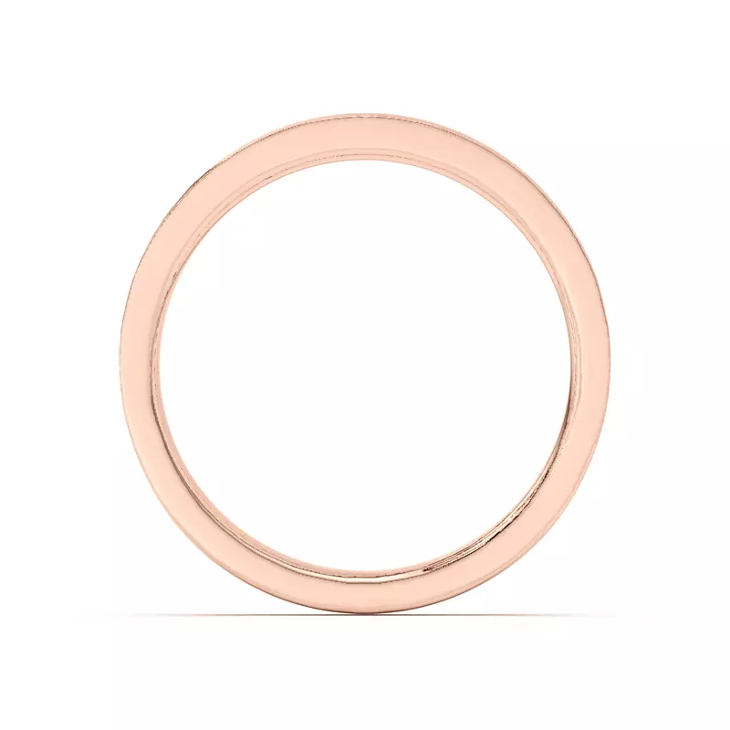 18K Rose Gold Bria Graduated Pavé Band