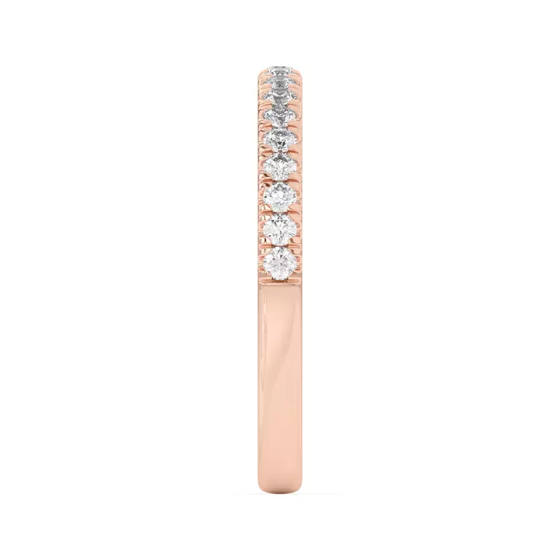 14K Rose Gold Clarissa Pavé Band