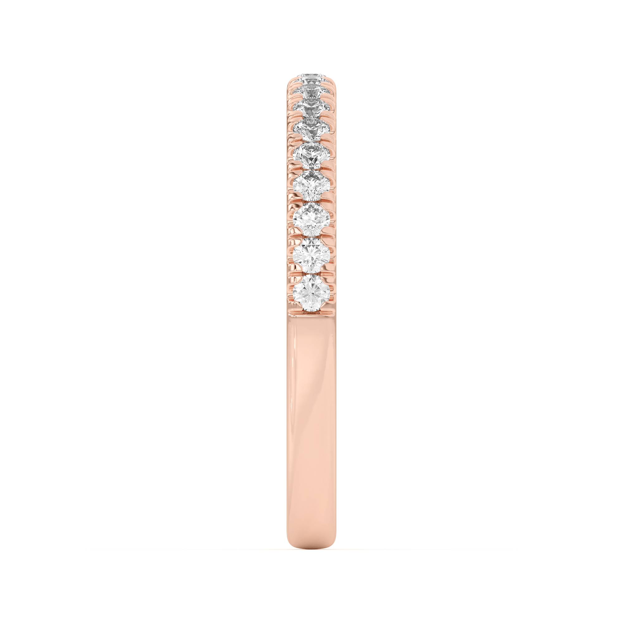 18K Rose Gold Clarissa Pavé Band