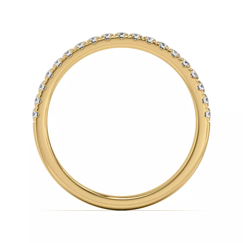 18K Yellow Gold Clarissa Pavé Band