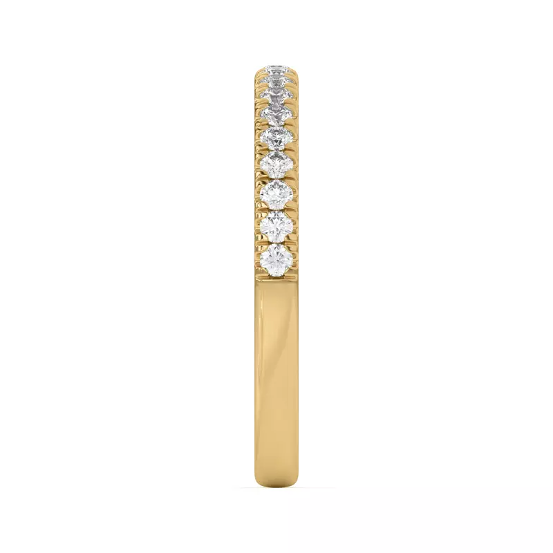 18K Yellow Gold Clarissa Pavé Band