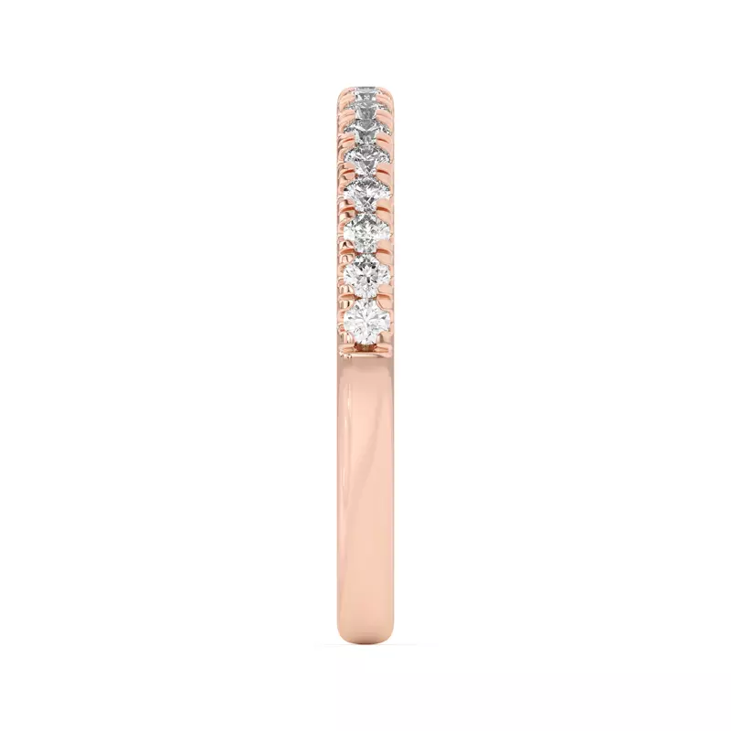 18K Rose Gold Estelle Pavé Band