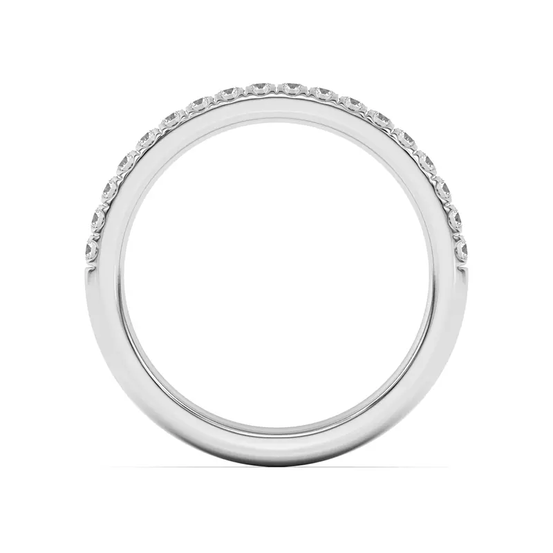 14K White Gold Coraline Pavé Band