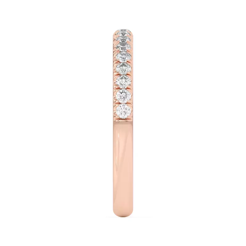 18K Rose Gold Coraline Pavé Band