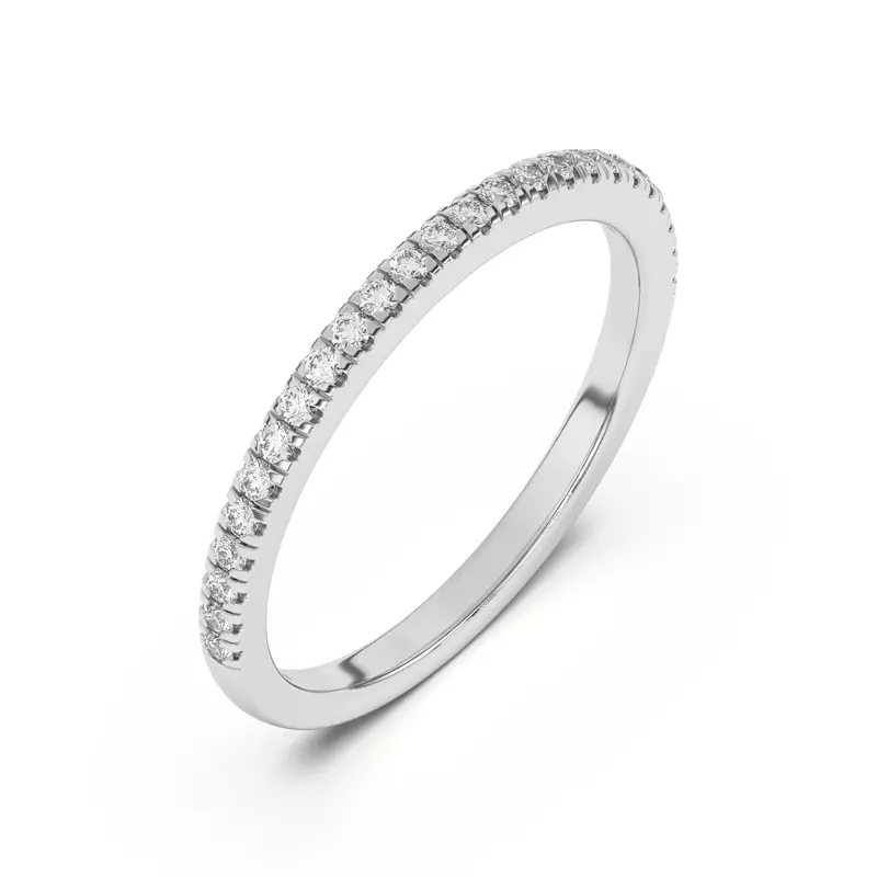 14K White Gold Anja Pavé Band