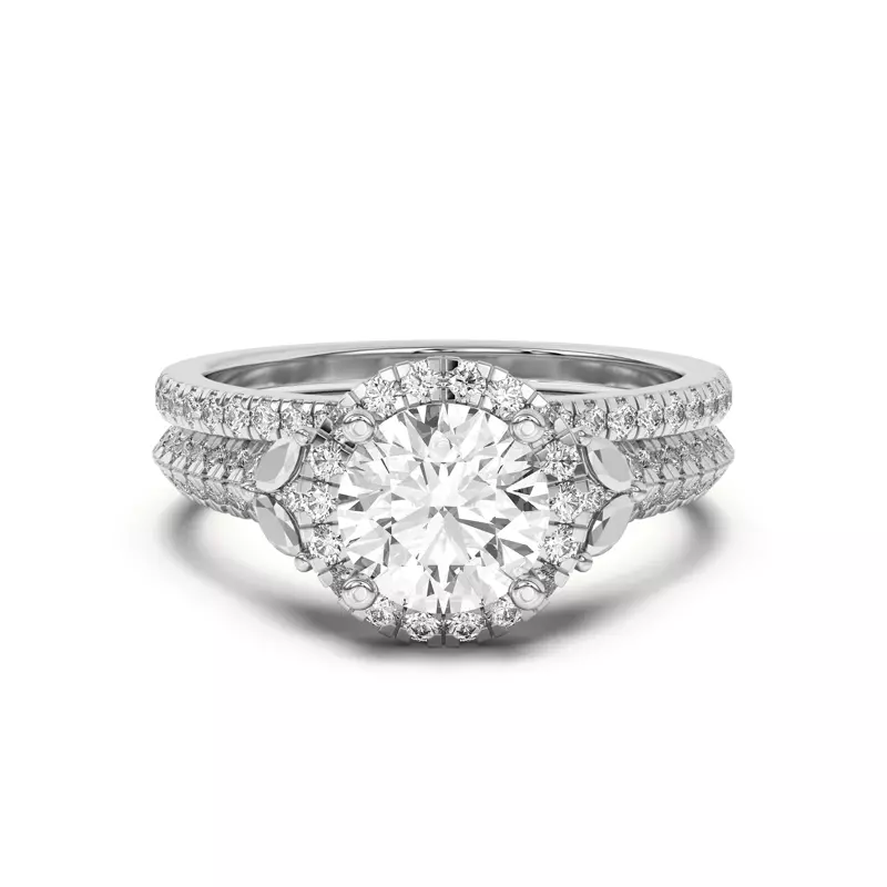 14K White Gold Anja Pavé Band