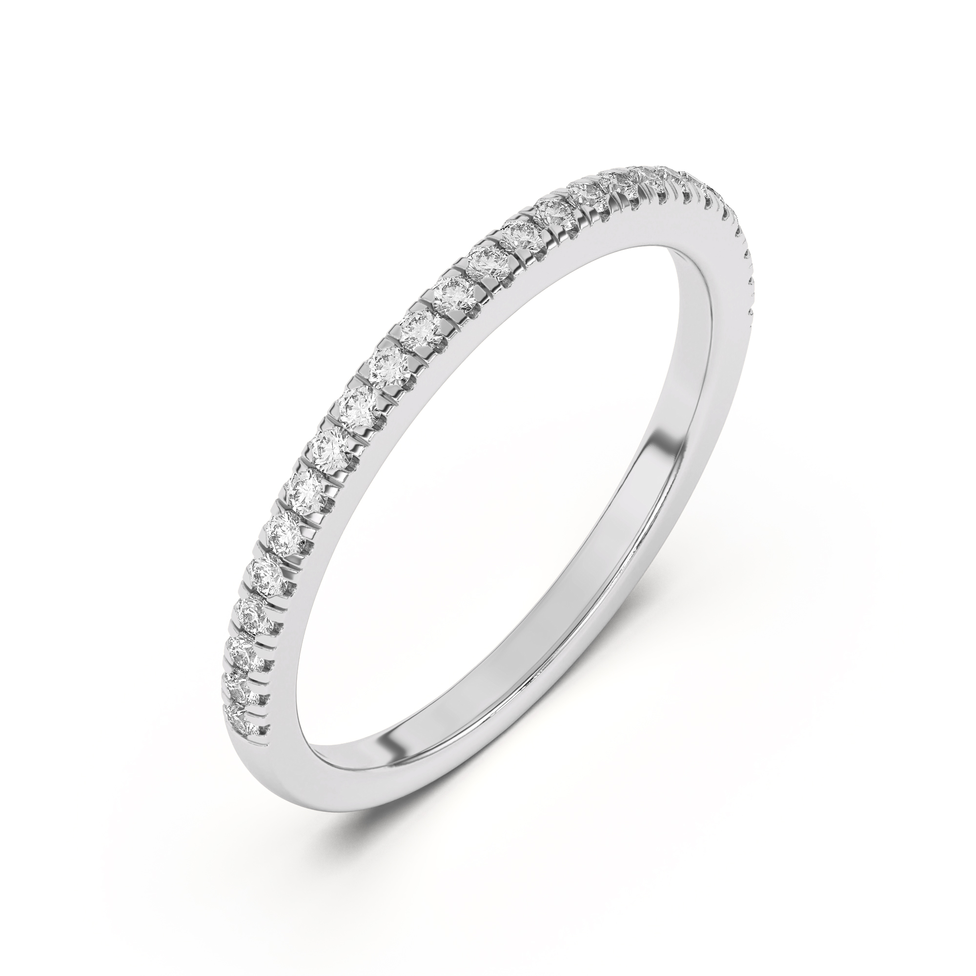 18K White Gold Anja Pavé Band