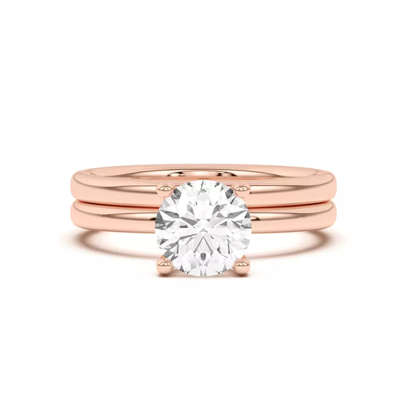 14K Rose Gold Briana Classic Band