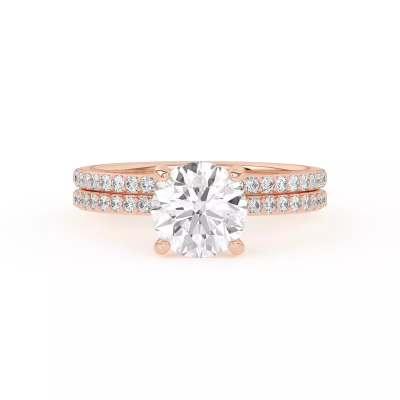 18K Rose Gold Alara Pavé Band