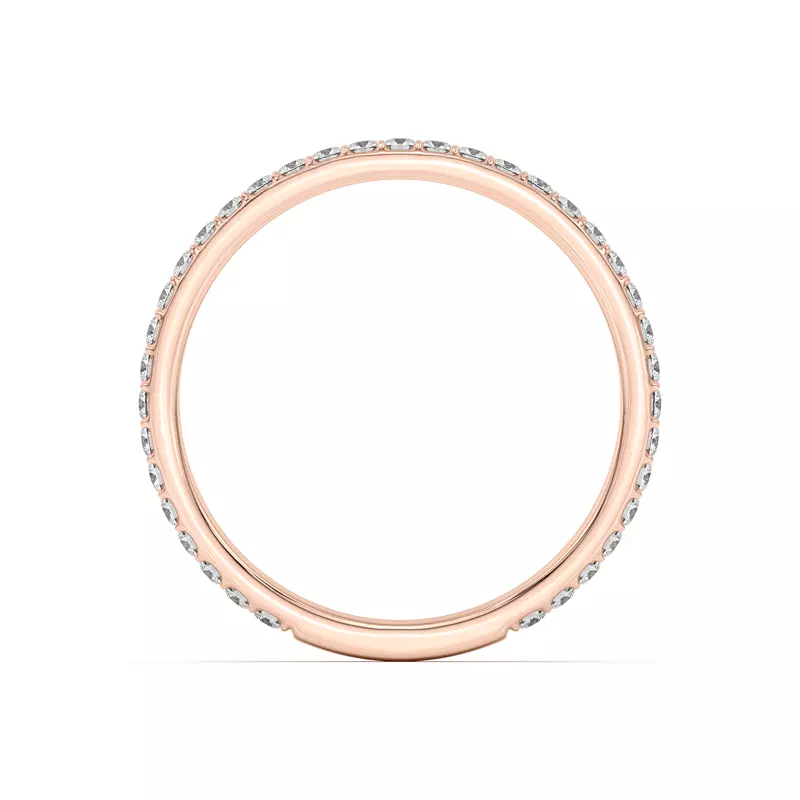 18K Rose Gold Alara Pavé Band