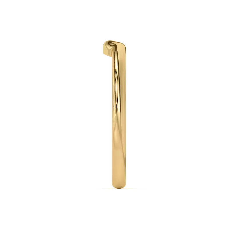 14K Yellow Gold Ascent Curved Band