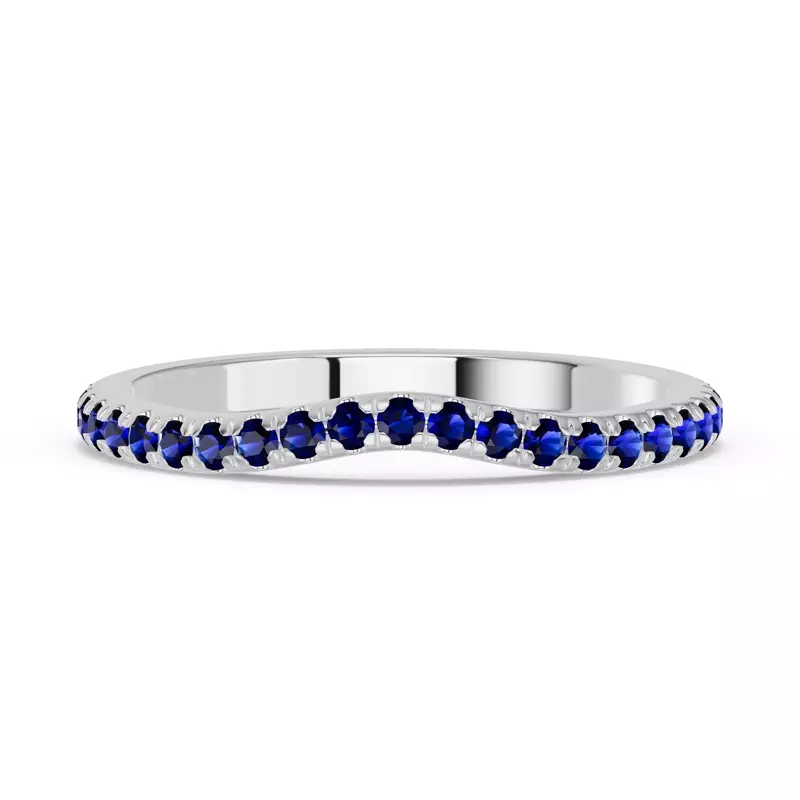 Spectra Sapphire Contoured Band