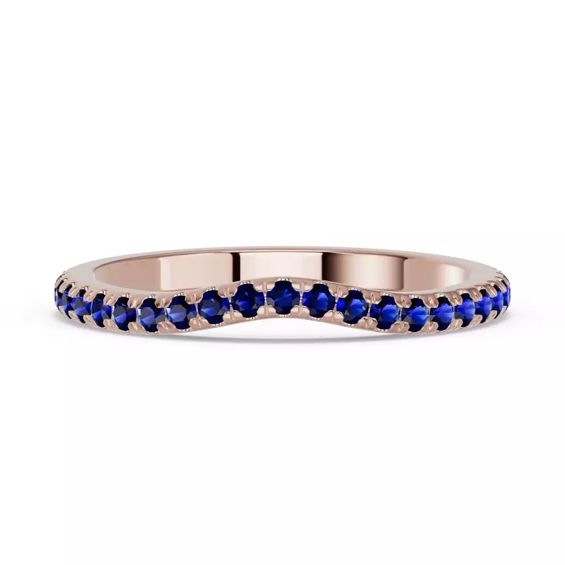 Spectra Sapphire Contoured Band