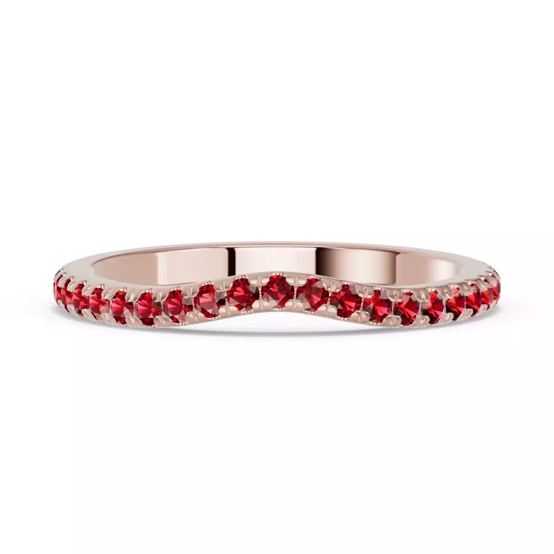Spectra Garnet Contoured Band