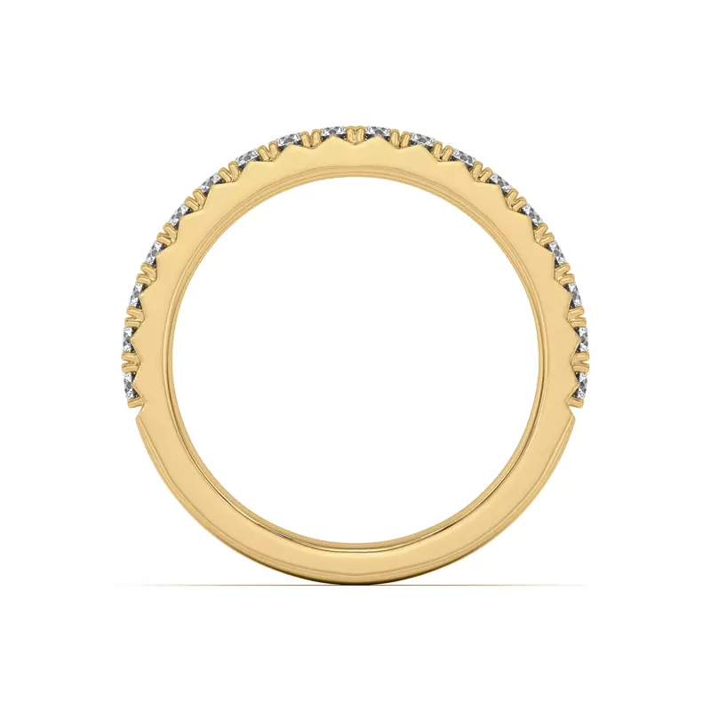 14K Yellow Gold Mabel Grand Pavé Band (1/2 ct. tw.)