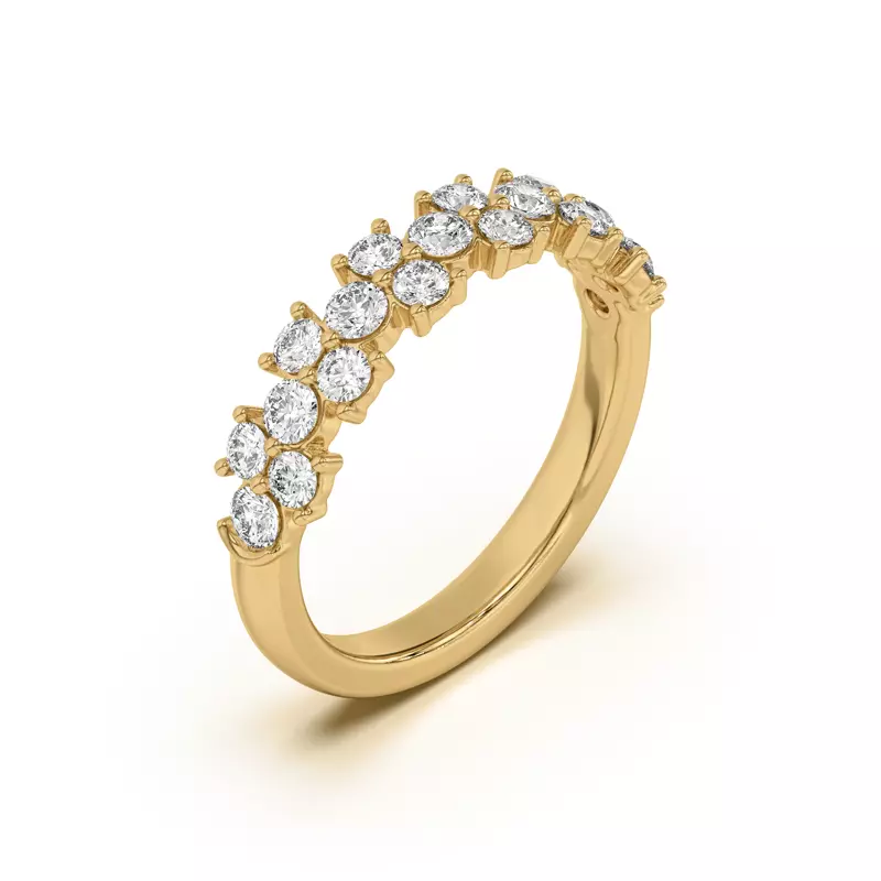14K Yellow Gold Grande Cascade Diamond Band (1.00 ct. tw.)