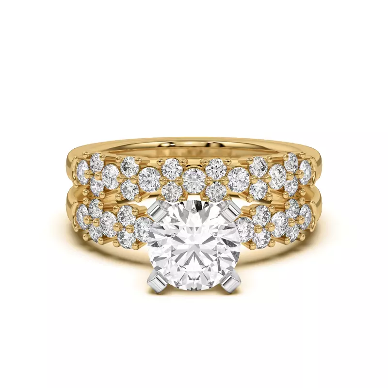 18K Yellow Gold Cascade Diamond Band (.50 ct. tw.)