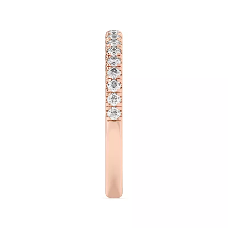 14K Rose Gold Angelica Pavé Band