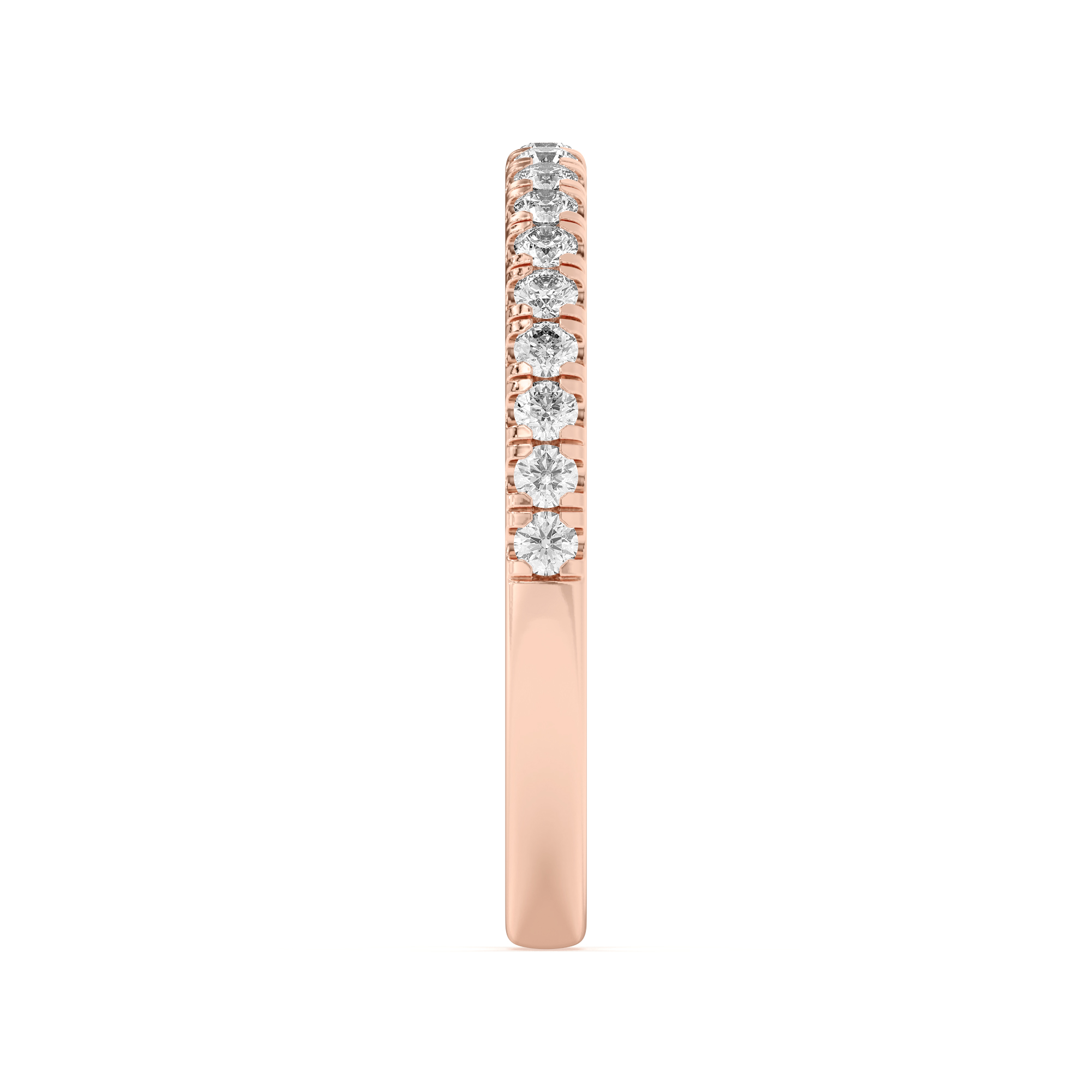 18K Rose Gold Angelica Pavé Band
