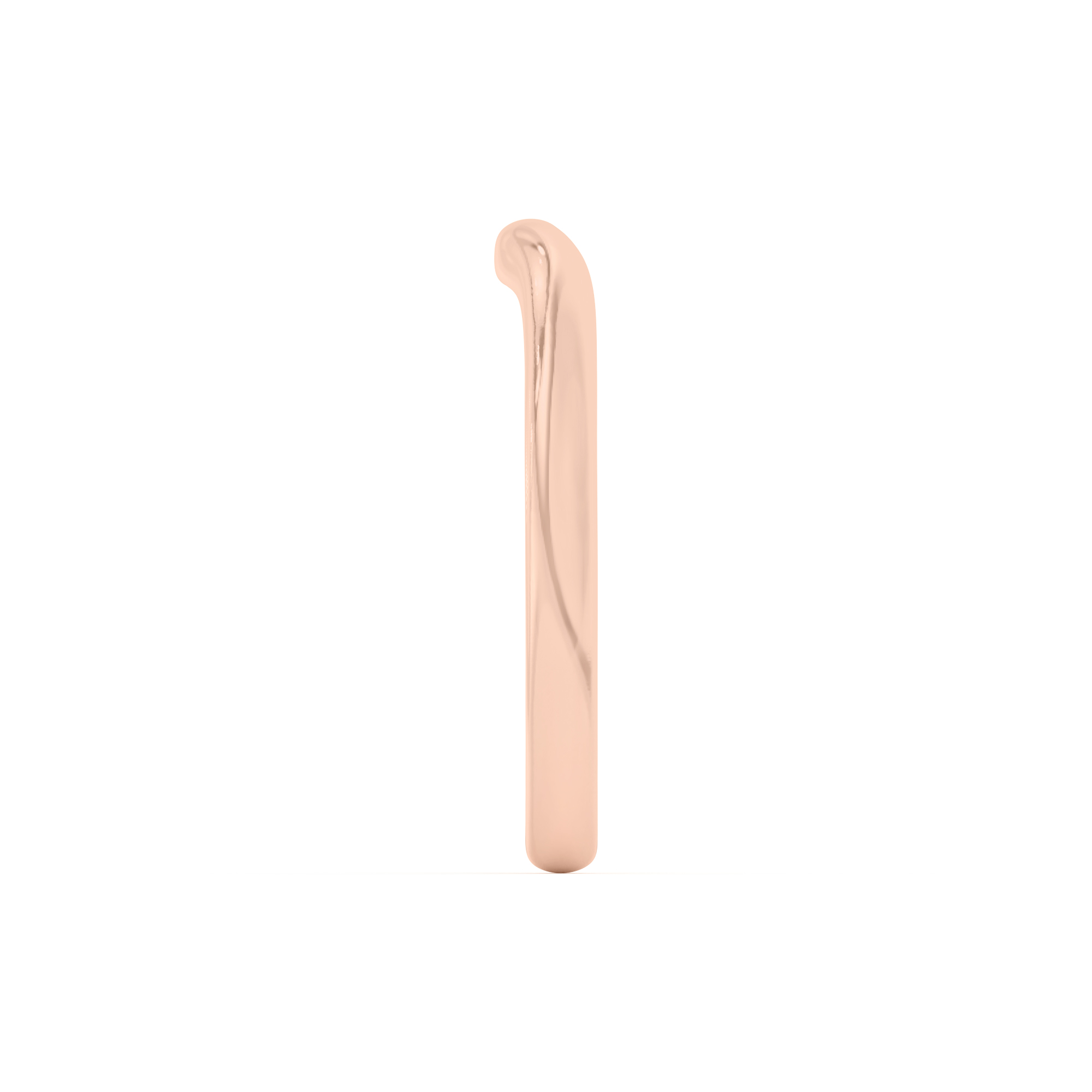 18K Rose Gold Peggy Curved Band