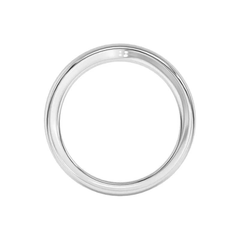 Platinum Kiana Curved Band