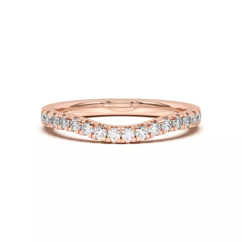 Orbit Pavé Curved Band