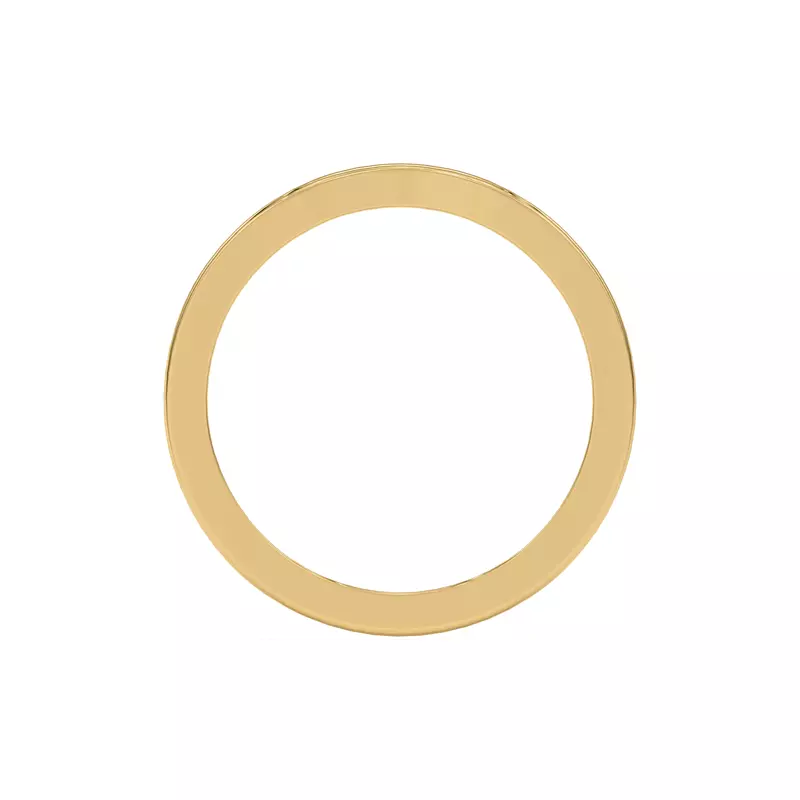 14K Yellow Gold Fusion Curved Band