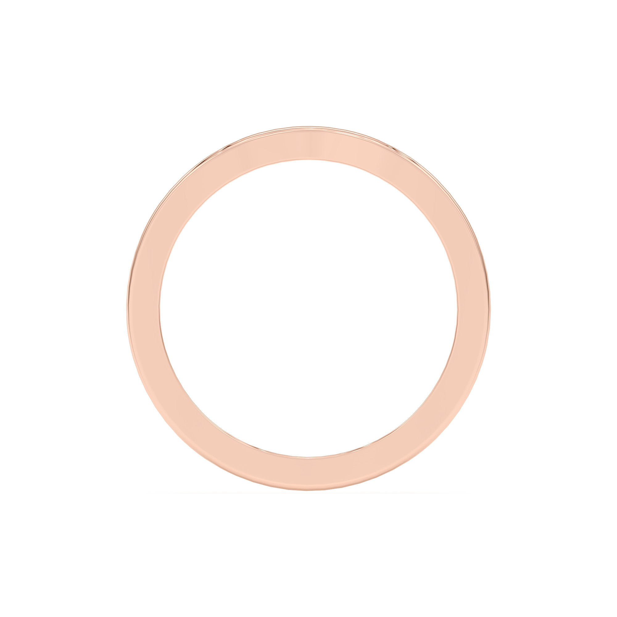 18K Rose Gold Fusion Curved Band