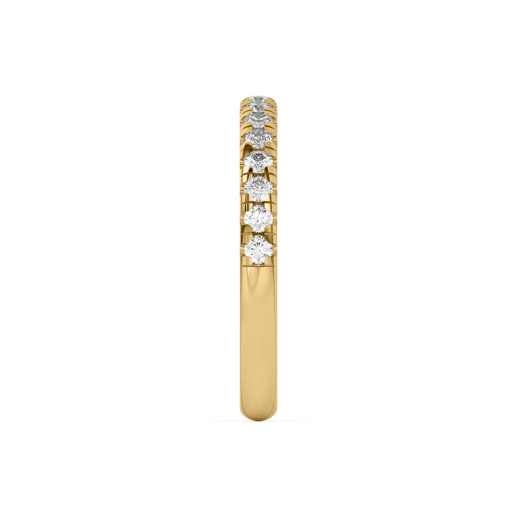 14K Yellow Gold Marigold Grand Pavé Band
