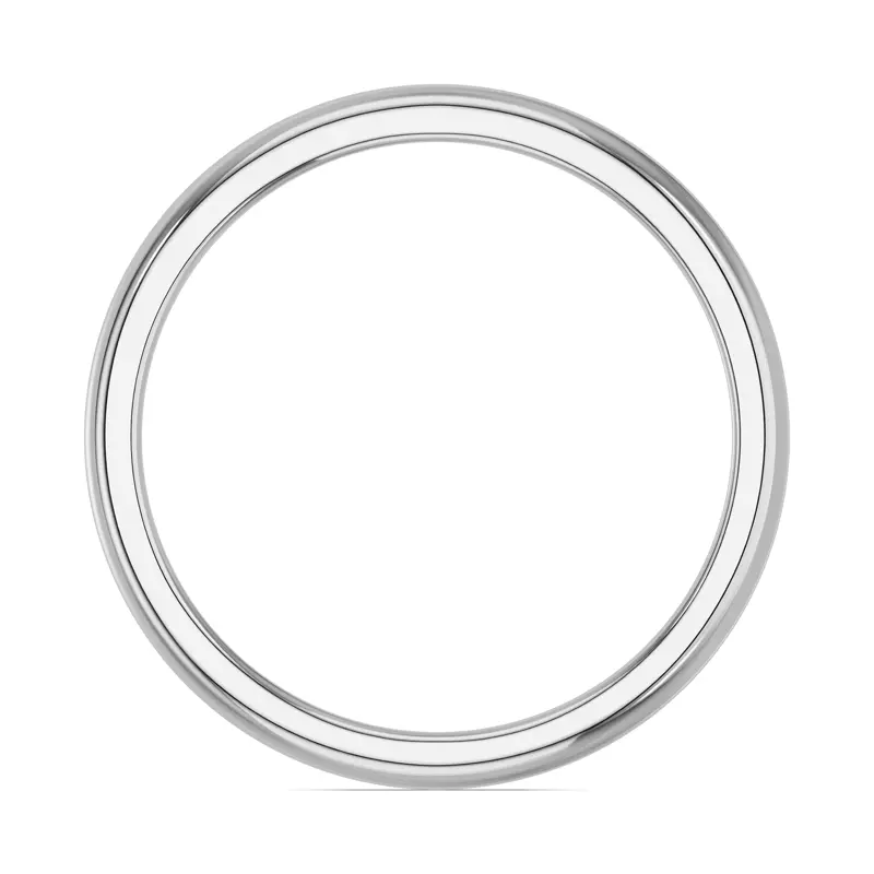 14K White Gold Marigold Classic Band (2mm)