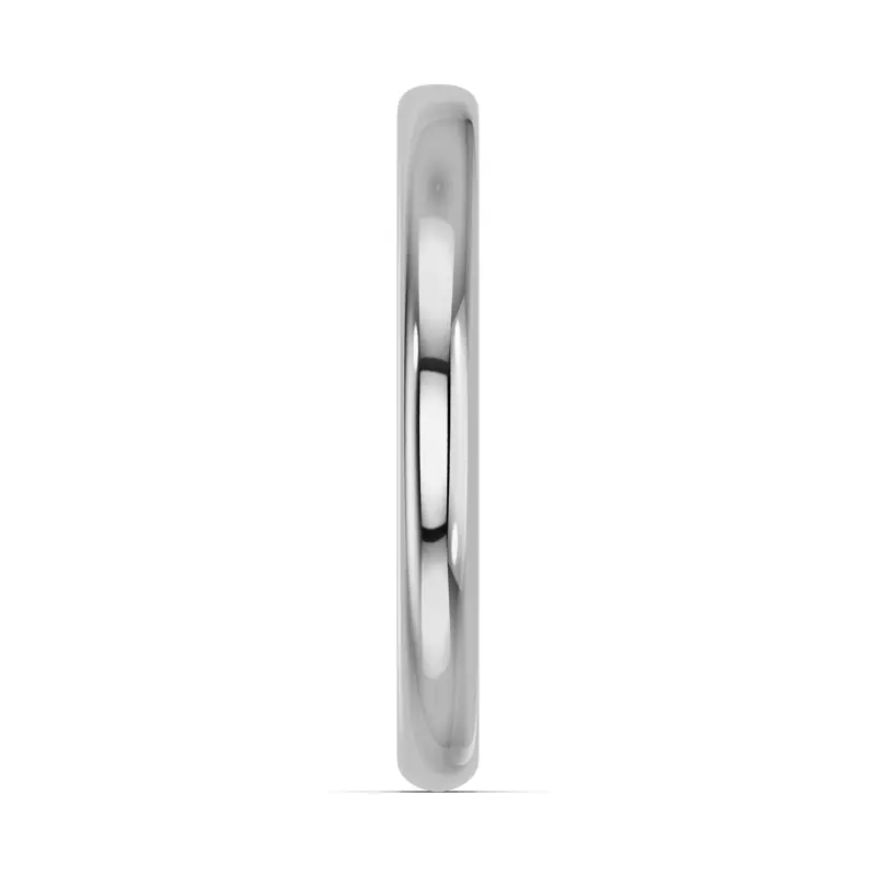 14K White Gold Marigold Classic Band (2mm)