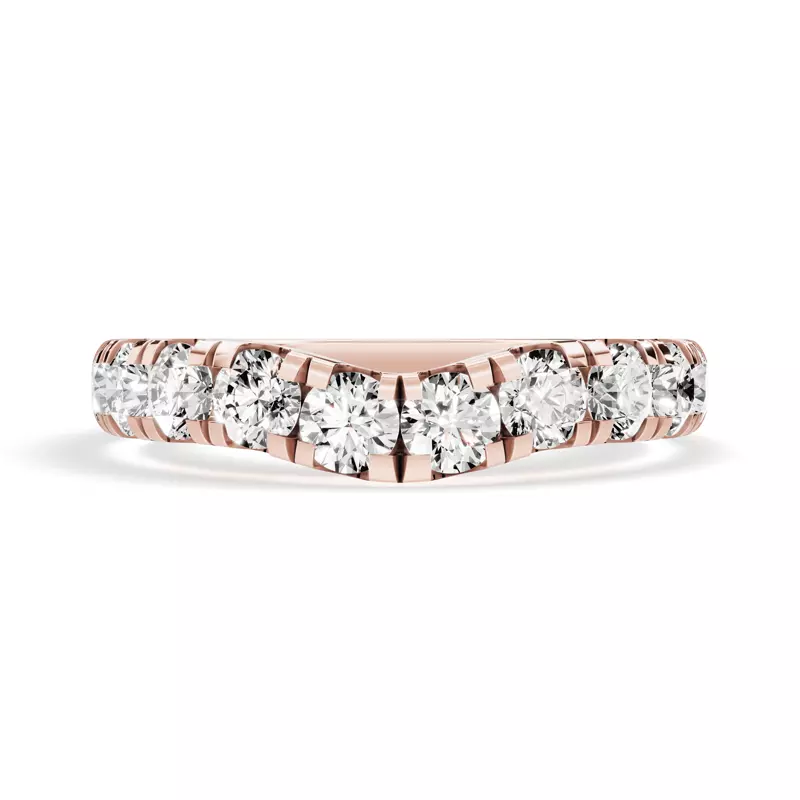 Signature Hearts & Arrows Contoured Lab Band (1.20ct. tw.)