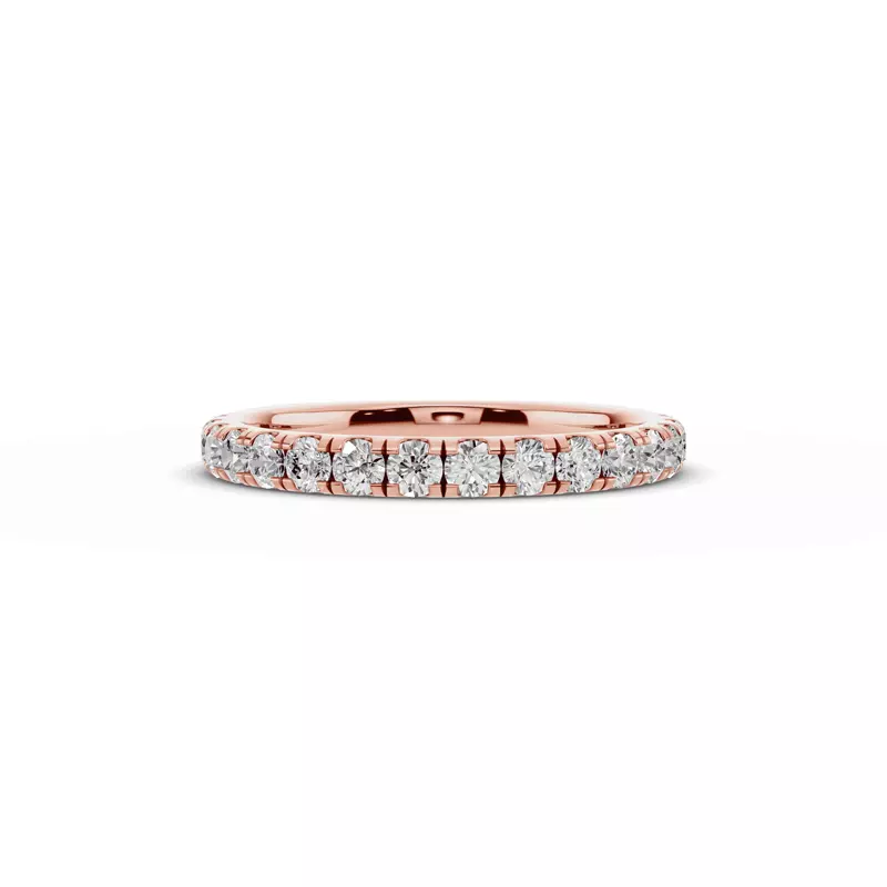 Signature Hearts & Arrows Pavé Lab Euroshank Band (½ ct. tw.)