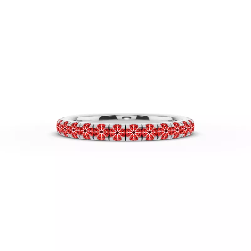 Signature Hearts & Arrows Pavé Lab Euroshank Band (½ ct. tw.)