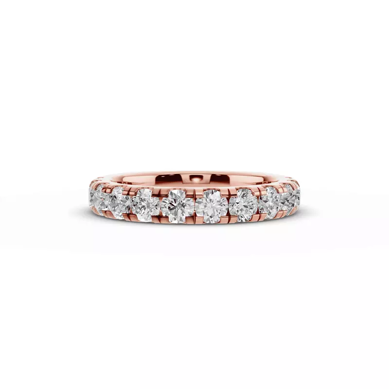 Signature Hearts & Arrows Pavé Lab Euroshank Band (1.20 ct. tw.)