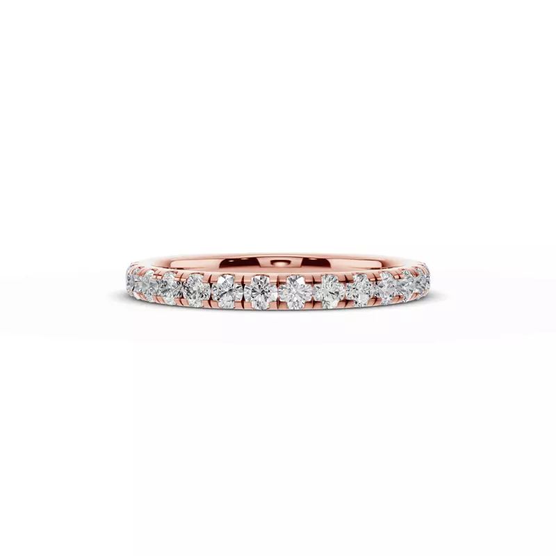 Tradition Pavé Lab Euroshank Wedding Band (½ ct. tw.)