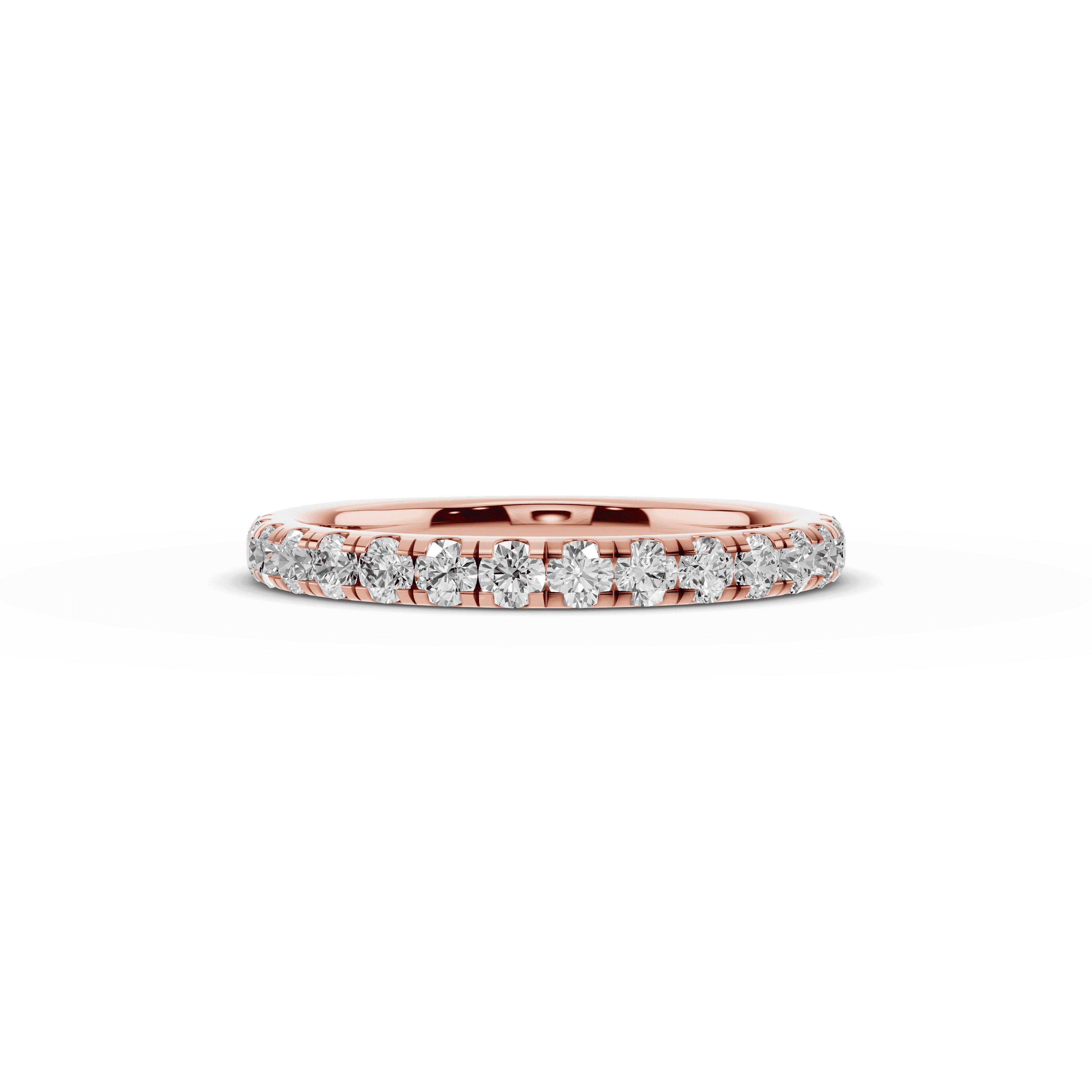 Signature Hearts & Arrows Pavé Lab Euroshank Wedding Band (½ ct. tw.)