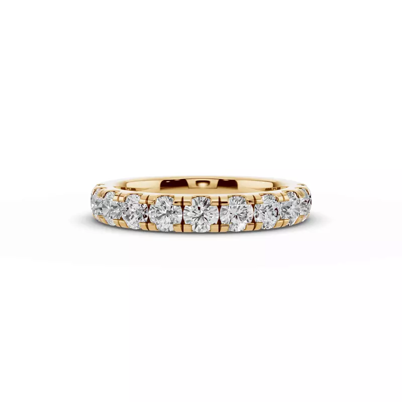 Signature Hearts & Arrows Pavé Lab Euroshank Band (1.10 ct. tw.)